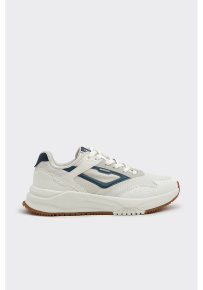 Derinet Humtto Bağcıklı Erkek Sneaker Bej Mavi Bej Mavi