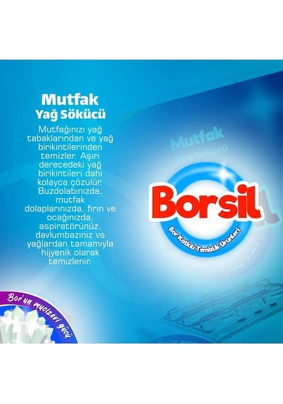 Mutfak Yağ Sökücü 800 Ml Diğer