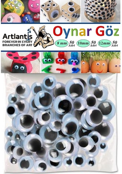 Anaokulu Etkinlik Seti 13 Parça 1 Paket Okul Öncesi Gelişim Seti Keçe Oynar Göz Krapon Ponpon Elişi Kağıdı Fon Kartonu Eva Simli Eva