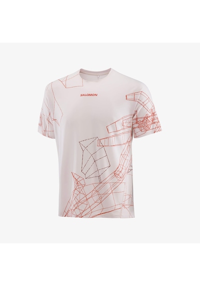 Salomon S/lab Speed Erkek Koşu Tişört Lilac Ash Lc2831500 Krem
