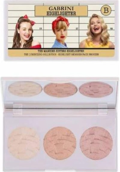 Gabrini 3'lü Aydınlatıcı Paleti Highlighter B