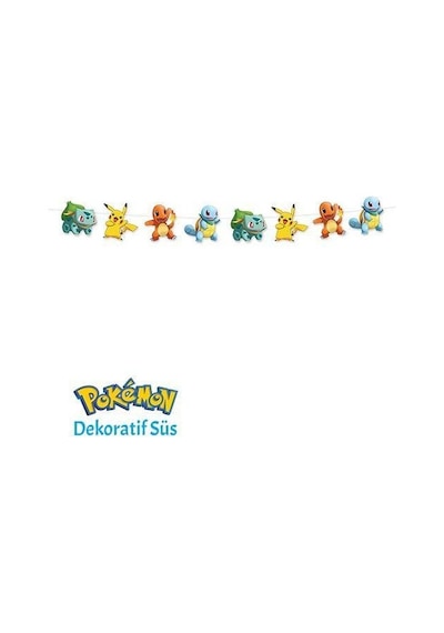 Pokemon Dekoratif Banner 150x17 Cm