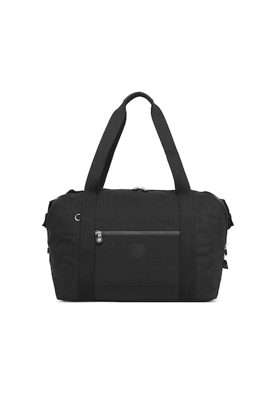 Smart Bags Orta Boy Su Geçirmez Extra Hafif Krınkıl Kumaş El Valizi Ve Spor Çantası Siyah