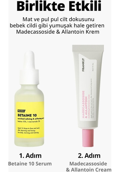 Frankly  %10 Betain Ve Niacinamide İçeren Cilt Bariyeri Onarıcı Yenileyici Ve Nemlendirici Serum 30 ML
