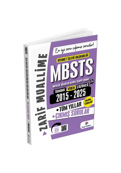 2026 Mbsts Çıkmış Sorular 2015-2025 Tüm Yıllar Çözümlü - Zarif Muallime