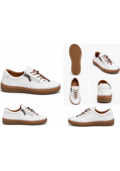 N Napa Shoe Np.8207.beyaz.deri Ayakkabı