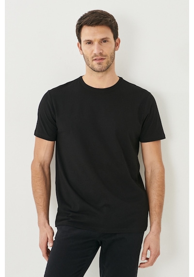 AC&Co / Altınyıldız Classics Erkek Sıyah 360 Derece Her Yöne Esneyen Slim Fit Bisiklet Yaka Tişört SIYAH AC&Co / Altınyıldız Classics Erkek Sıyah 360 Derece Her Yöne Esneyen Slim Fit Bisiklet Yaka Tişört SIYAH