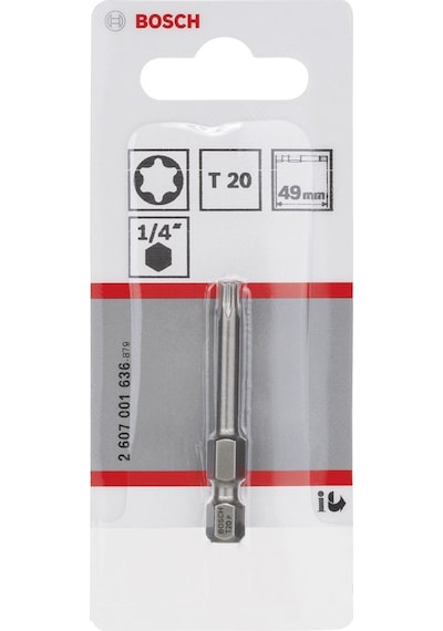 Bosch Extra Hard Vidalama Ucu T20x49 mm 1'li Vidalama Ucu - 2607001636