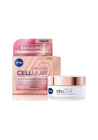 Nıvea Cellular Expert Lift Gelişmiş Yaşlanma Karşıtı Gündüz Kremi Spf30 50 Ml X 5 Adet