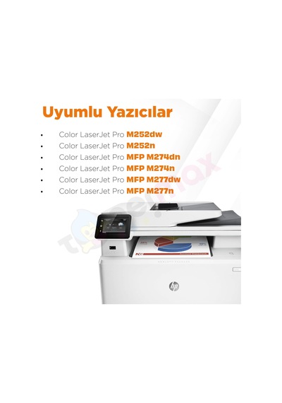 Hp Uyumlu Cf400a M252 / M274 / M277 Muadil Toner Takımı