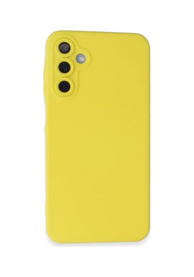 Samsung Galaxy Uyumlu A05s Kılıf Nano İçi Kadife Silikon - Sarı Bz8683140698553