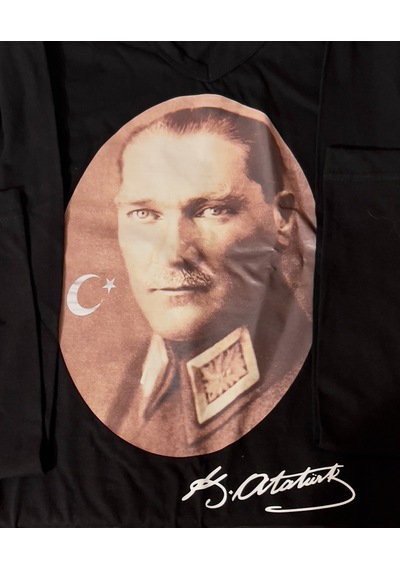 Atatürk Tişörtü Siyah
