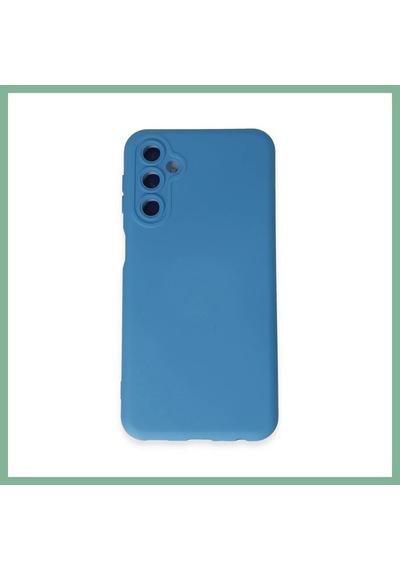 Bşkvirgo Samsung Galaxy M14 5g Uyumlu Kılıf Nano İçi Kadife Silikon - Mavi Bsk2026