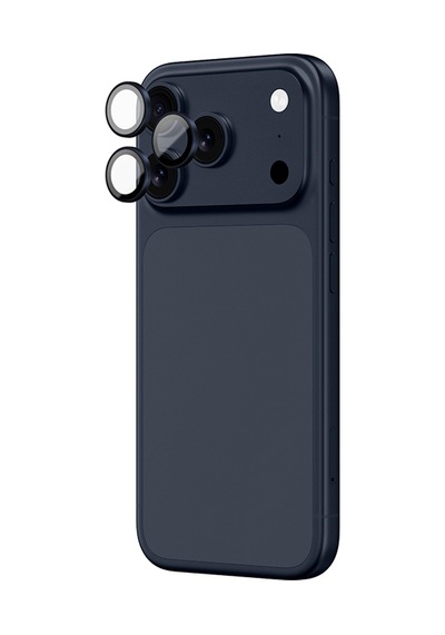 Apple Uyumlu iPhone 17 Pro Amazingthing Anti Reflective Kamera Lens Koruyucu Uygulama Aparatlı Mavi