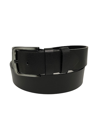 Süzer Deri Siyah Hakiki Deri Düz Renk 4.5 Cm.lik Spor Kemer- Tek Katmanlı Manda Derisi - 500-düz-22y Siyah