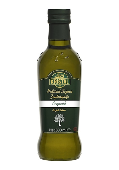 Kristal Organik Natürel Sızma Zeytinyağı 500 ml Cam Şişe