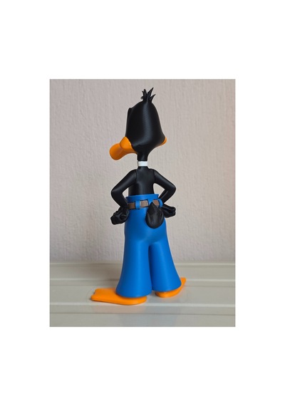 Pantolonlu Duffy Duck Figür 20cm-3d Baskı-kolleksiyonluk Biblo