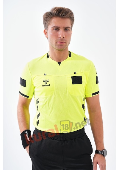 Hummel Tff Hakem Maç Forması Neon Sarı-kısa Kol L Sarı