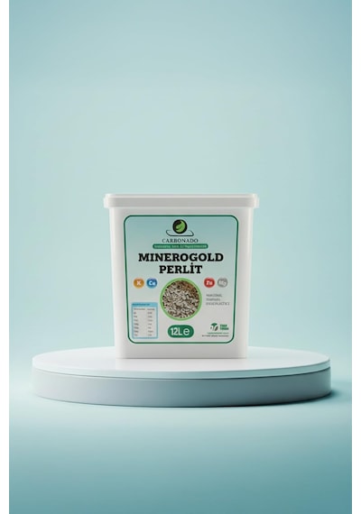 Tr Minerogold Perlit 12 Litre Yüksek Hacimli Doğal Toprak Düzenleyici Organik Tarım İçin 0,250