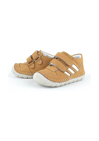 Rakerplus Grizzy Hakiki Deri Taba İlk Adım Unisex Bebek Ayakkabısı Taba