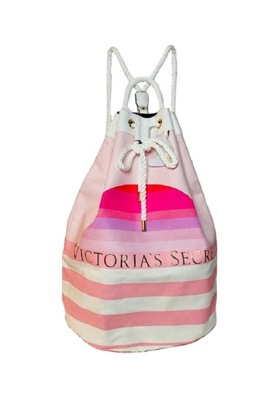 Victoria's Secret Kadın Pembe Büzgü Kapatmalı Sırt Çantası Pembe