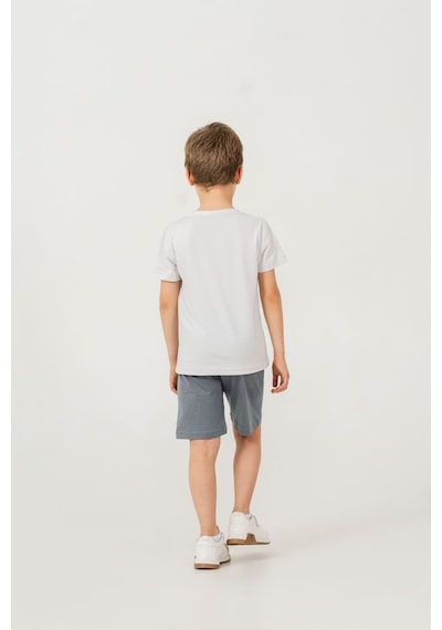 U.s. Polo Assn Kids U.s Polo Assn Erkek Çocuk Gri Bermuda Takım Us2472-c-v1 Grey