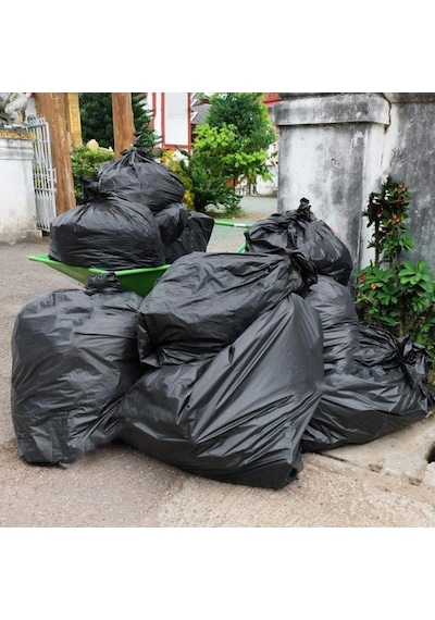 Gnr Plast Gnr-0101 Siyah Rulo Çöp Poşeti 100 X 150 Cm 10 Paket