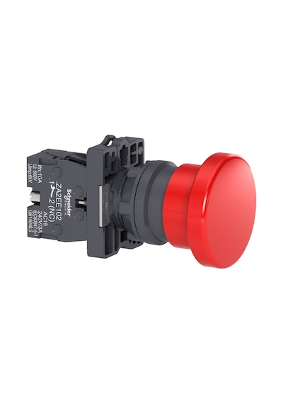 Q40 Mm Kırmızı Mantar Kafalı Yaylı Buton