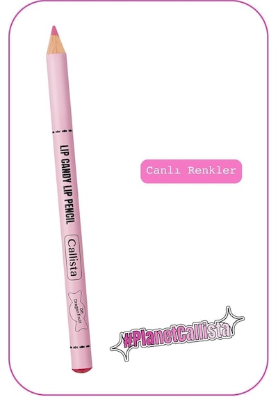 Callista Lip Candy Lip Pencil Dudak Kalemi 06 Dragon Fruit - Pembe