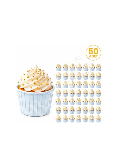 Muffin Kalıbı 50li Mavi
