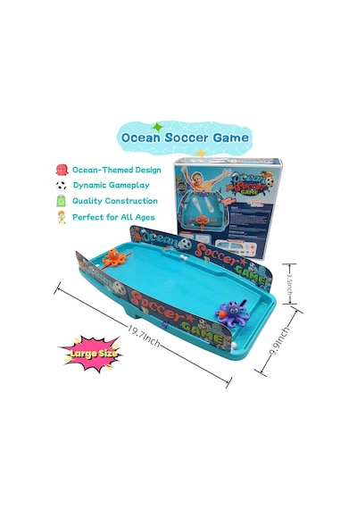 Ca Games Mini Masa Futbolu Oyunu Okyonus Temalı Mini Futbol Pinball Oyunu 2 Oyunculu