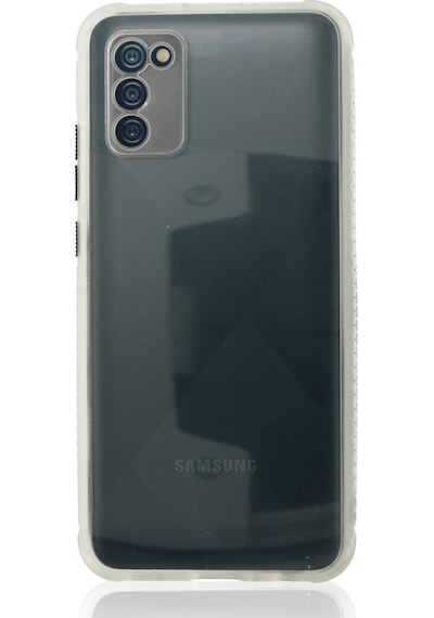 Samsung Galaxy  Uyumlu  A02s Kılıf Miami Şeffaf Silikon - Şeffaf