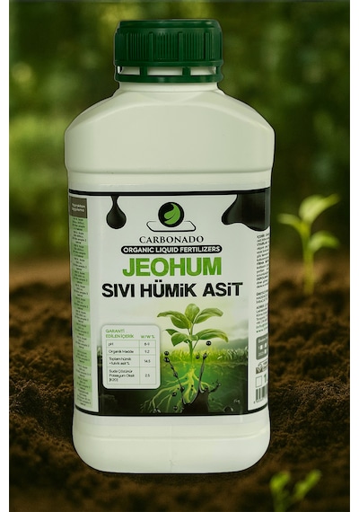 Jeohum %100 Doğal Leonardit Kaynaklı Sıvı Hümik Asit 5 Litre