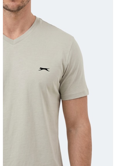 Slazenger Rıvaldo T Erkek Açık Gri Tişört