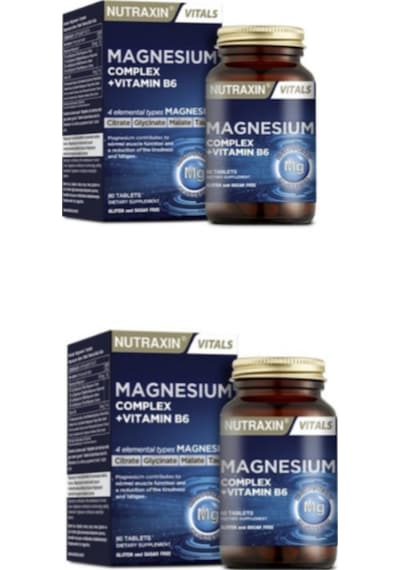 Magnezyum Complex B6 60 Tablet 250 Mg 2 Adet