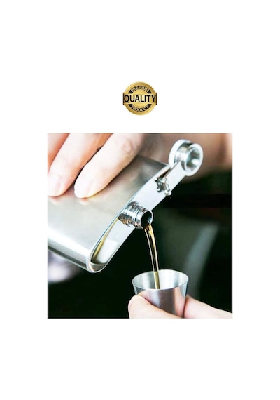 Limited Edition Sızdırmaz Paslanmaz Çelik 4 Oz Sıvı İçecek Kamp Cep Su Matarası Dayanıklı Çok Renkli