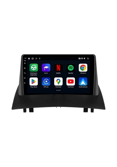 Renault Megane 2003-2009 Android Multimedya Carplay Android Auto Navigasyon Kameralı 8gb Ram 64gb 9"