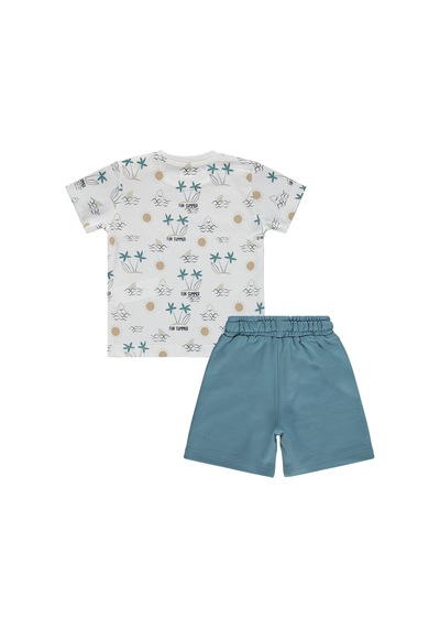 Civil Baby Köpek Balığı Baskılı 3'lü Set 6-18 Ay Takım - Standart