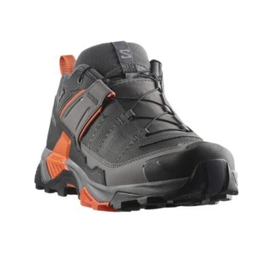 Salomon X Ultra 5 Gore-tex Asphalts Casterlock Erkek Outdoor Ayakkabı Gri