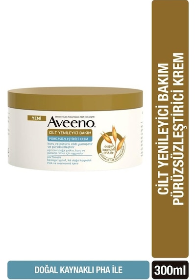 Aveeno Cilt Yenileyici ve Pürüzsüzleştirici Krem 300 ML