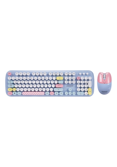 Everest KM-6284 Whisker Kablosuz Q Klavye Mouse Seti