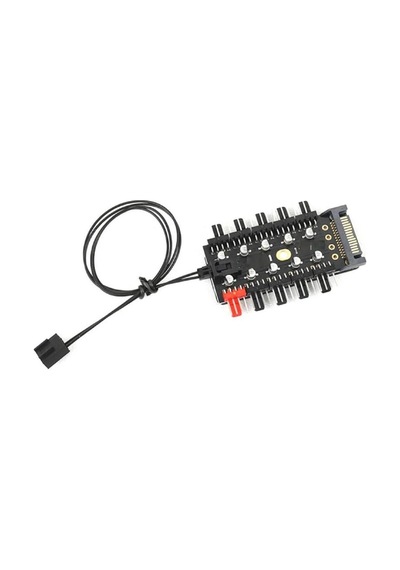 4988 10 Port Fan Power Sata Güç Switch Pwm Çoklayıcı.