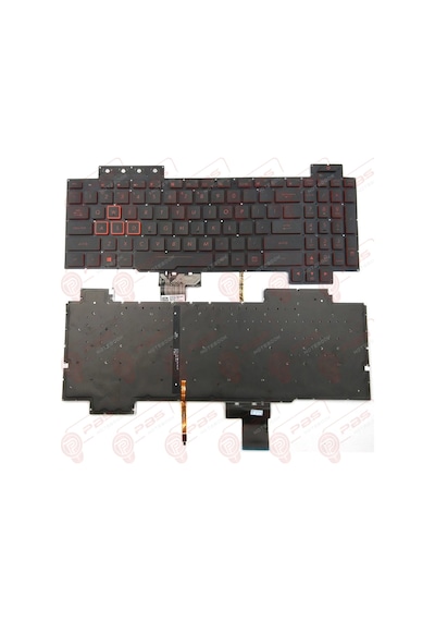 Asus Uyumlu Fx504gd-58050, Fx504gd-58250 Klavye Tuş Takımı Işıklı Tr