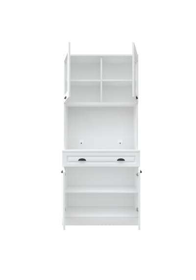 Guneystore Luna 2 Kapaklı Kahve Köşesi 93 Cm Mdf, Led Aydınlatmalı, Çok Amaçlı Mutfak Ve Airfryer Dolabı Beyaz Guneystore Luna 2 Kapaklı Kahve Köşesi 93 Cm Mdf, Led Aydınlatmalı, Çok Amaçlı Mutfak Ve Airfryer Dolabı Beyaz