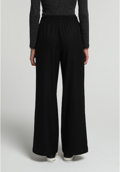 Colin's Colins Regular Fit Yüksel Bel Geniş Paça Kadın Siyah Pantolon Cl1081663 Q1.v1 Blk