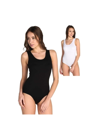Tutku Karışık 6 Adet Kalın Askılı Pamuklu Likralı Kancalı Çıtçıt Lı Body Zıbın 0149 001