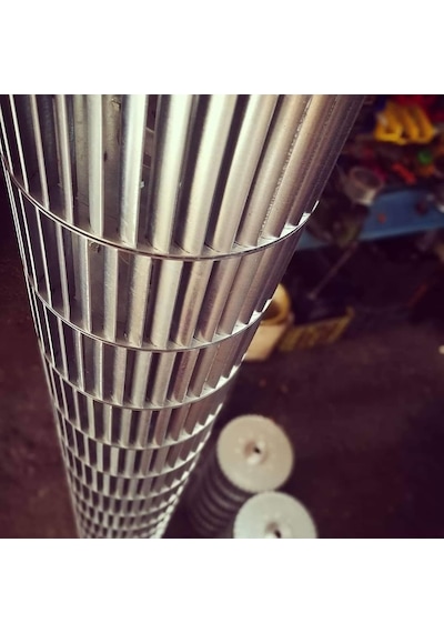 Çap 133 Boy 50 Delik 8 Mm Sol Yön Radyal Fan Pervanesi