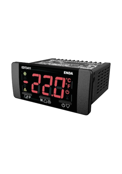 Enda Edt3411-230-20 ,77x35mm 220vac Kontak-1a1k/20a Defrost Isı Kontrol