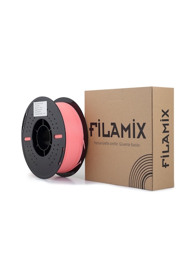 Filamix Pla Glow Pembe Filament 1.75mm 1 Kg