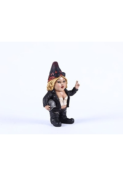Gift Ltd. Kadın Bisikletçi Cücesi Kasklı - Gnomad Heykeli